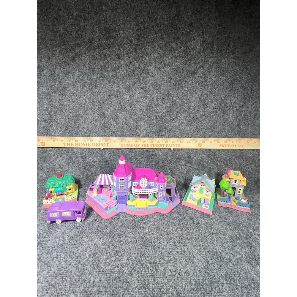 Vintage 1990's Polly Pocket Bluebird Toys Lot Bundle AS-IS Please See Photos